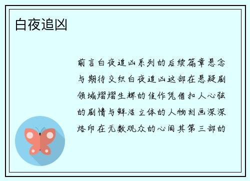 白夜追凶